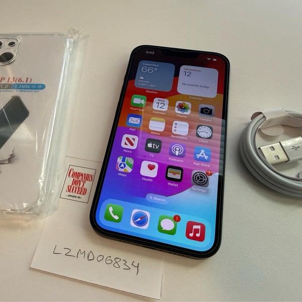 Apple iPhone 13 - Unlocked, 128 GB, Midnight, A2482