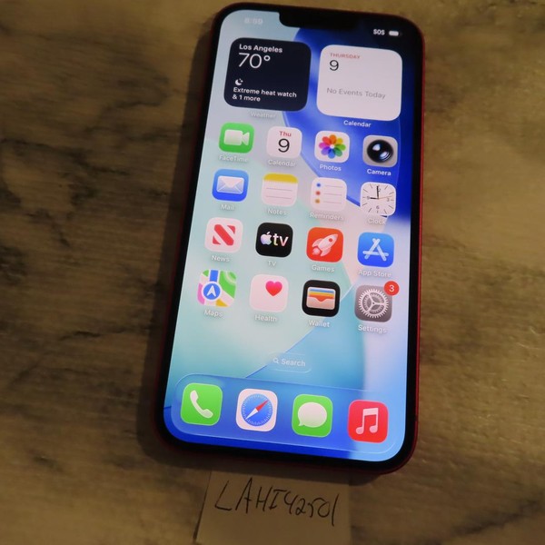 Apple iPhone 14 - Unlocked, 128 GB, Red, A2649