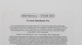 Good
													MacBook Pro 2020 - 13" - Apple M1, Gray, 512 GB, 8 GB, photo 4 of 10