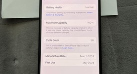 Mint
													Apple iPhone 15 - Unlocked, Black, 128 GB, A2846, photo 2 of 13