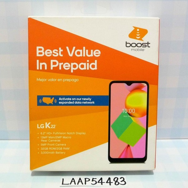 LG K22 - Boost, 32 GB, Gray