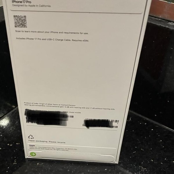Apple iPhone 17 Pro - Unlocked, 256 GB, Cosmic Orange, A3256