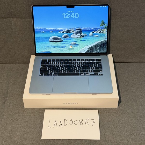 MacBook Air 2025 (M4) - 15 inch - 512 GB, Sky Blue, 24 GB, Apple M4