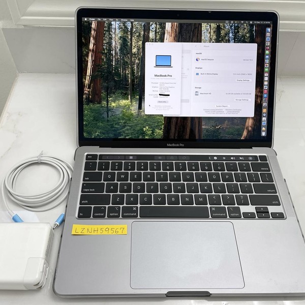 MacBook Pro 2020 - 13 inch - 256 GB, Gray, 8 GB, Intel Core i5