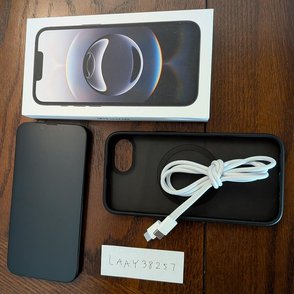 Apple iPhone 16e - Unlocked, 256 GB, Black, A3212