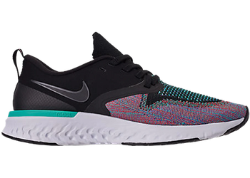 Nike Odyssey React 2 Flyknit Black Hyper Jade Ember Glow (Women's) for sale