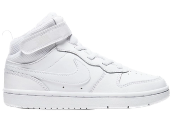 Nike Court Borough Mid 2 Triple White (PS) for sale