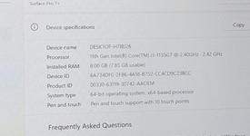 Good
													Microsoft Surface Pro 7 Plus - I5, Platinum, 128 GB, 8 GB, Wi-Fi, photo 5 of 10