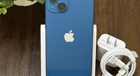 Good
													Apple iPhone 13 - Unlocked, Blue, 128 GB, A2482, photo 1 of 9