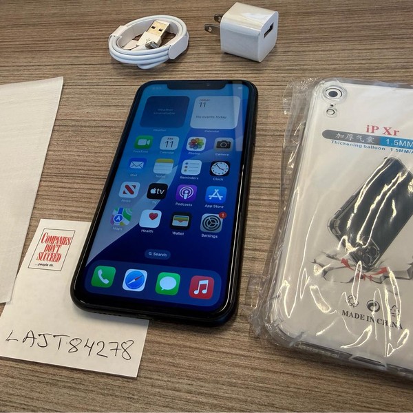 Apple iPhone Xr - Unlocked, 64 GB, Black, A1984
