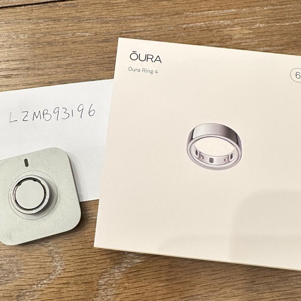 Oura Ring Gen 4 - Silver, Size 6