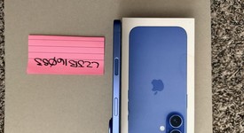 Mint
													Apple iPhone 16 - Unlocked, Ultramarine, 128 GB, A3081, photo 4 of 7