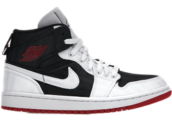 Jordan 1 Mid SE Utility Canvas White Black Gym Red (Women's) for sale