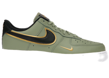Nike Air Force 1 Low '07 LV8 Double Swoosh Olive Gold Black for sale
