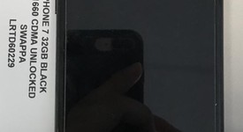 Good
													Apple iPhone 7 - Unlocked, Black, 32 GB, A1660, photo 1 of 7