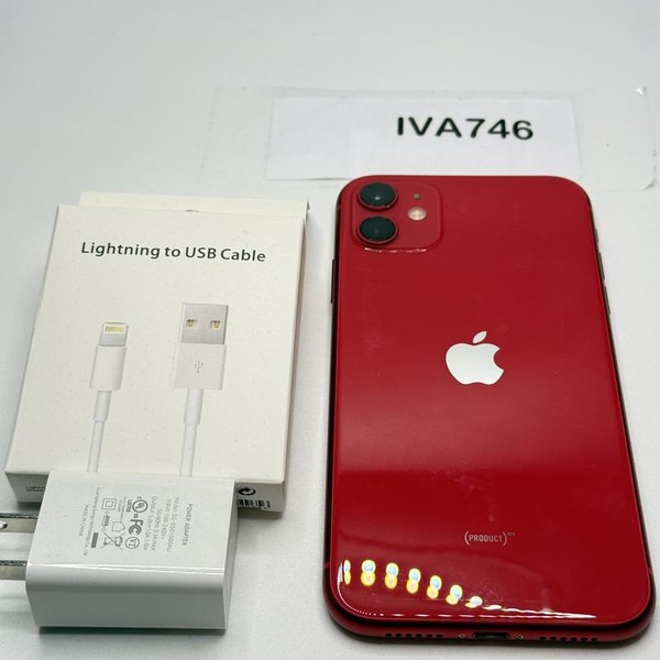 Apple iPhone 11 - Unlocked, 128 GB, Red, A2111