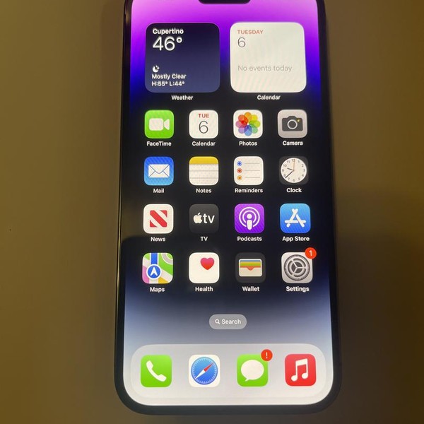 Apple iPhone 14 Pro Max - Unlocked, 128 GB, Purple, A2651