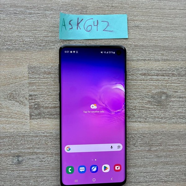 Samsung Galaxy S10 - AT&T, 512 GB, Black, 8 GB, SM-G973U