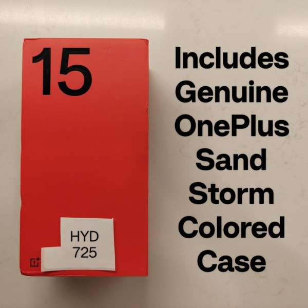OnePlus 15 - Unlocked Non-US, 256 GB, Sand Storm, 12 GB