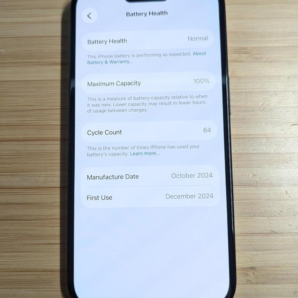 Apple iPhone 16 - Unlocked, 128 GB, Black, A3081