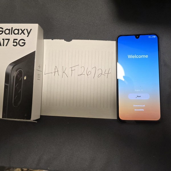 Samsung Galaxy A17 5G - T-Mobile, 128 GB, Black, 4 GB, SM-A176U