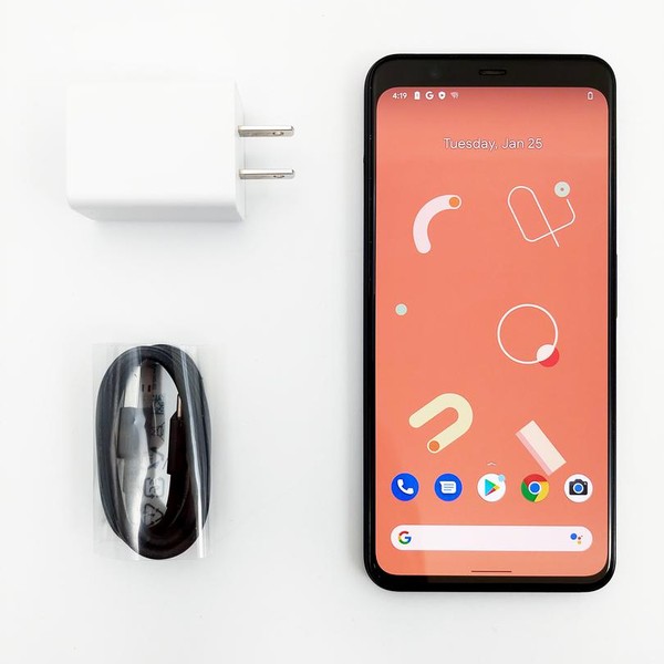 Google Pixel 4 XL - Unlocked, 64 GB, Orange, 6 GB, G020J, Google Edition