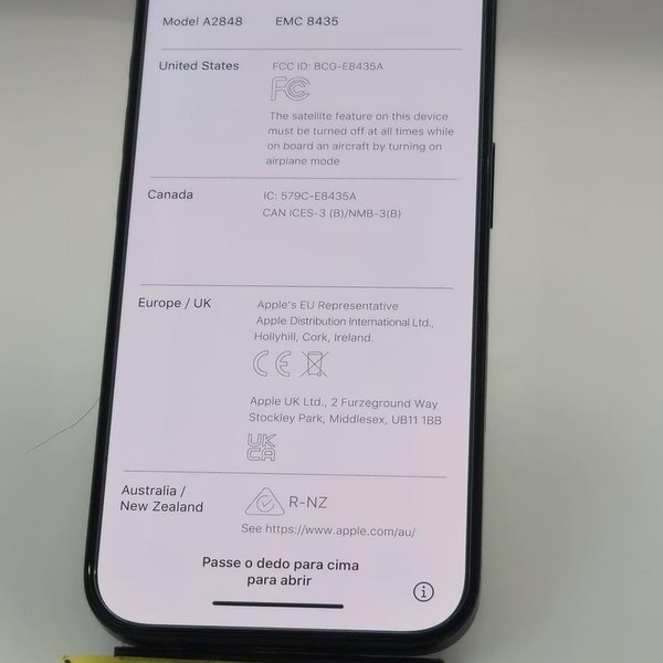 Apple iPhone 15 Pro - Unlocked, 128 GB, Blue, A2848