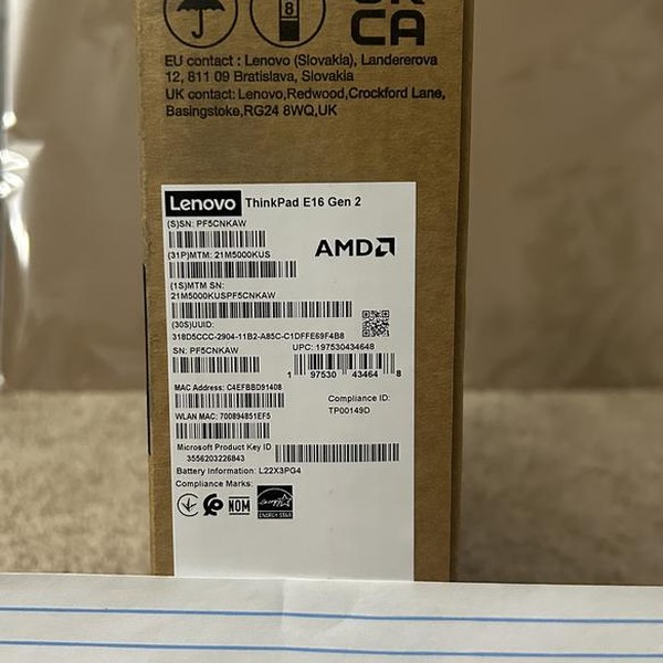 Lenovo ThinkPad Laptop