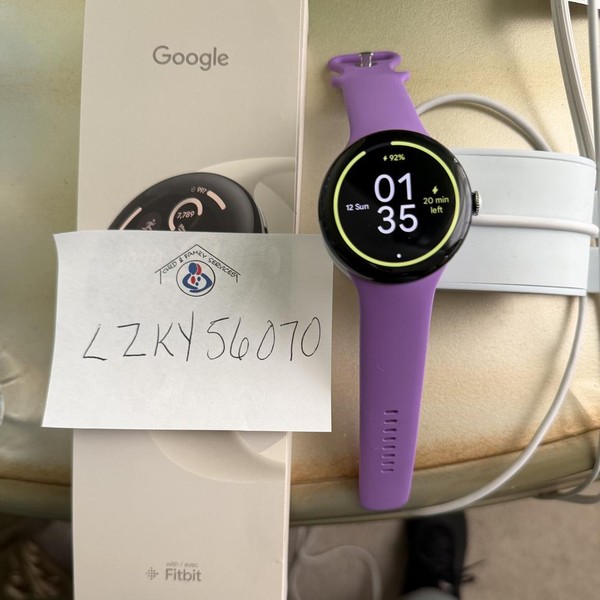 Google Pixel Watch 3 - Wi-Fi, Silver, 45mm, Wi-Fi