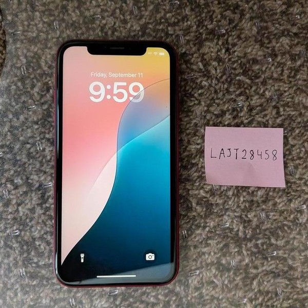 Apple iPhone Xr - Unlocked, 128 GB, Red, A1984
