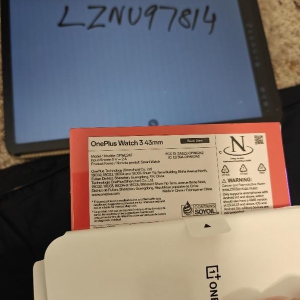 OnePlus Watch 3 - Black Steel, 43mm