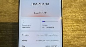 Good
													OnePlus 13 - Unlocked, Midnight Ocean, 512 GB, 16 GB, photo 2 of 7