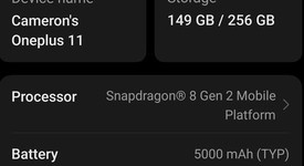 Good
													OnePlus 11 - Unlocked, Black, 256 GB, 16 GB, CPH2451, photo 3 of 6