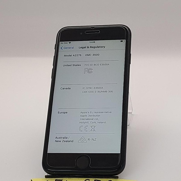 Apple iPhone SE 2nd Gen 2020 - Unlocked, 64 GB, Black, A2275