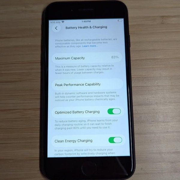 Apple iPhone SE 3rd Gen 2022 - Unlocked, 128 GB, Midnight, A2595