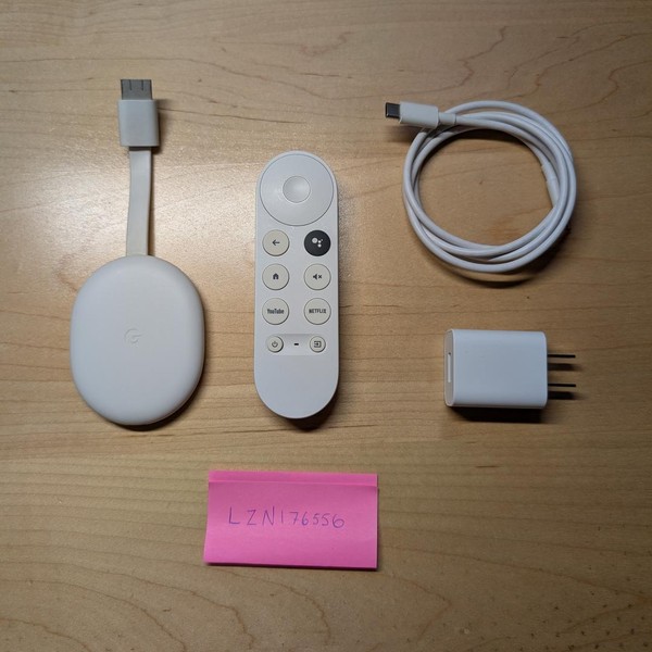 Chromecast with Google TV (4K) - Snow, 4K