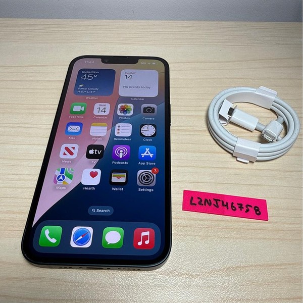 Apple iPhone 14 - Unlocked, 128 GB, Midnight, A2649