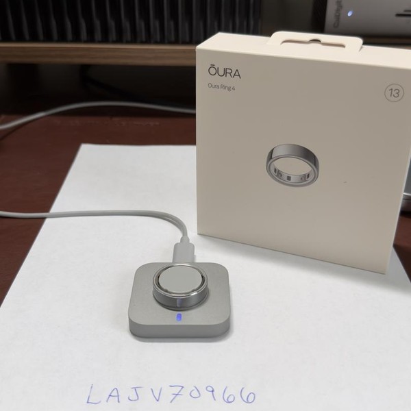 Oura Ring Gen 4 - Silver, Size 13