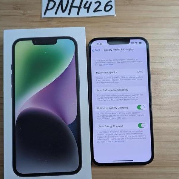 Apple iPhone 14 - Unlocked, 128 GB, Midnight, A2649