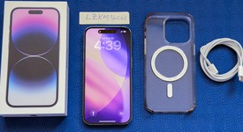 Good
													Apple iPhone 14 Pro - Unlocked, Purple, 256 GB, A2650, photo 1 of 3