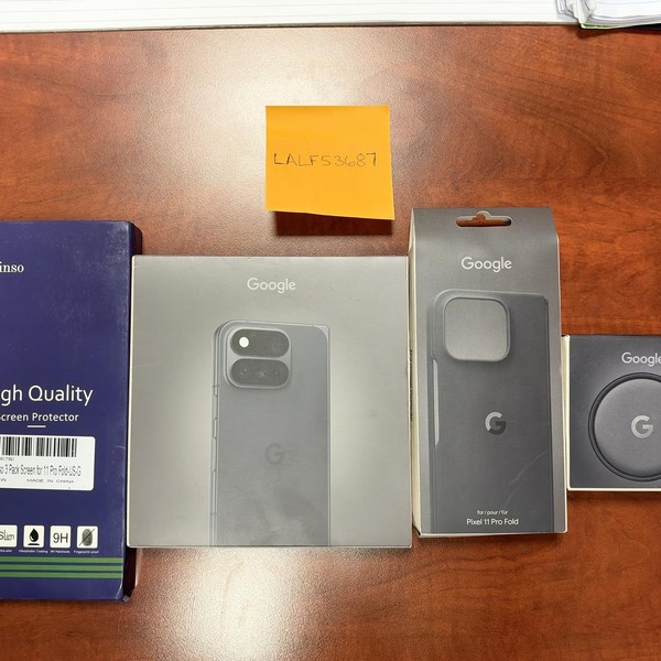 Google Pixel 11 Pro Fold - Unlocked, 512 GB, Obsidian, 16 GB, GZDQ6