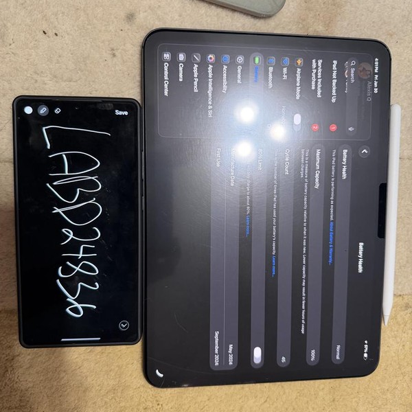 Apple iPad Pro 11 inch (M4) 2024 - Wi-Fi, Black, 256 GB, 8 GB, A2836, Standard Glass