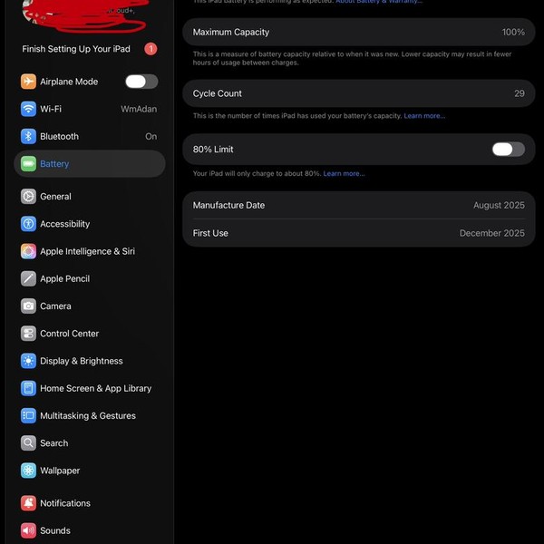 Apple iPad Pro 13 inch (M5) 2025 - Wi-Fi, 512 GB, Silver, Apple M5 9-Core, A3360, Standard Glass