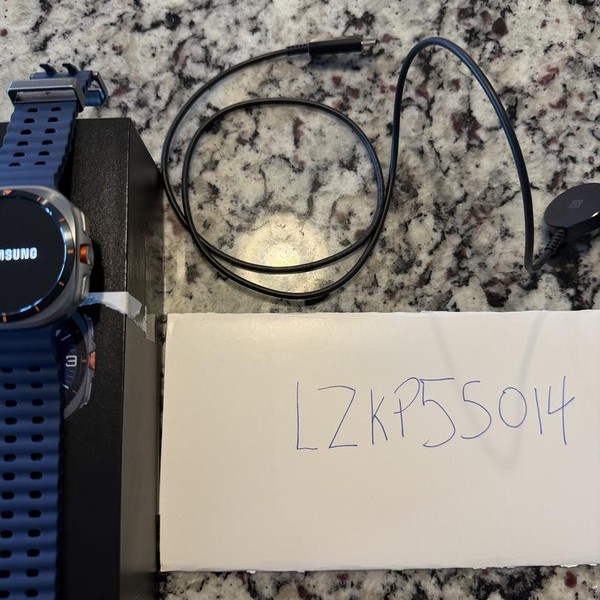 Samsung Galaxy Watch Ultra (2025) - Unlocked, Titanium Blue, SM-L705, 47mm