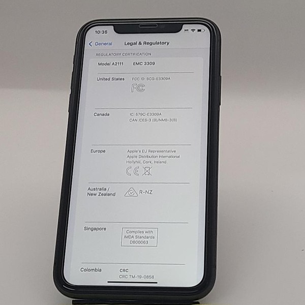 Apple iPhone 11 - AT&T, 64 GB, Black, A2111