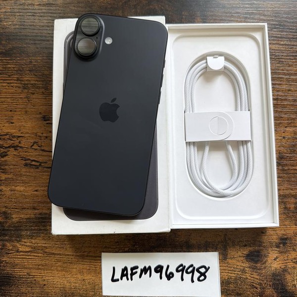 Apple iPhone 16 Plus - Verizon, 128 GB, Black, A3082
