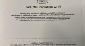 Fair
													Apple iPad 7th Gen - Wi-Fi, Silver, 32 GB, A2197, photo 5 of 6