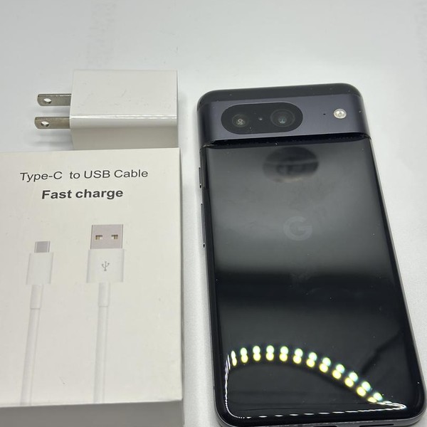 Google Pixel 8 - Unlocked, 256 GB, Obsidian, 8 GB, G9BQD, Sub-6 5G