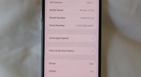 Good
													Apple iPhone 11 Pro - Unlocked, Silver, 256 GB, A2160, photo 1 of 11