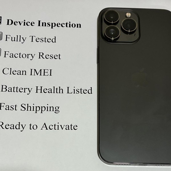Apple iPhone 13 Pro Max - Unlocked, 128 GB, Graphite, A2484